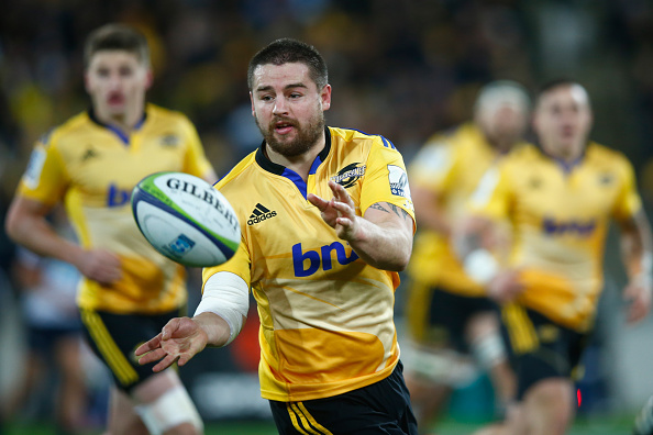 during the Super Rugby Semi Final match between the Hurricanes and the Brumbies at Westpac Stadium on June 27, 2015 in Wellington, New Zealand.